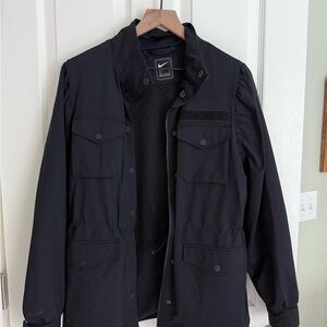 Nike Black Military Field Jacket